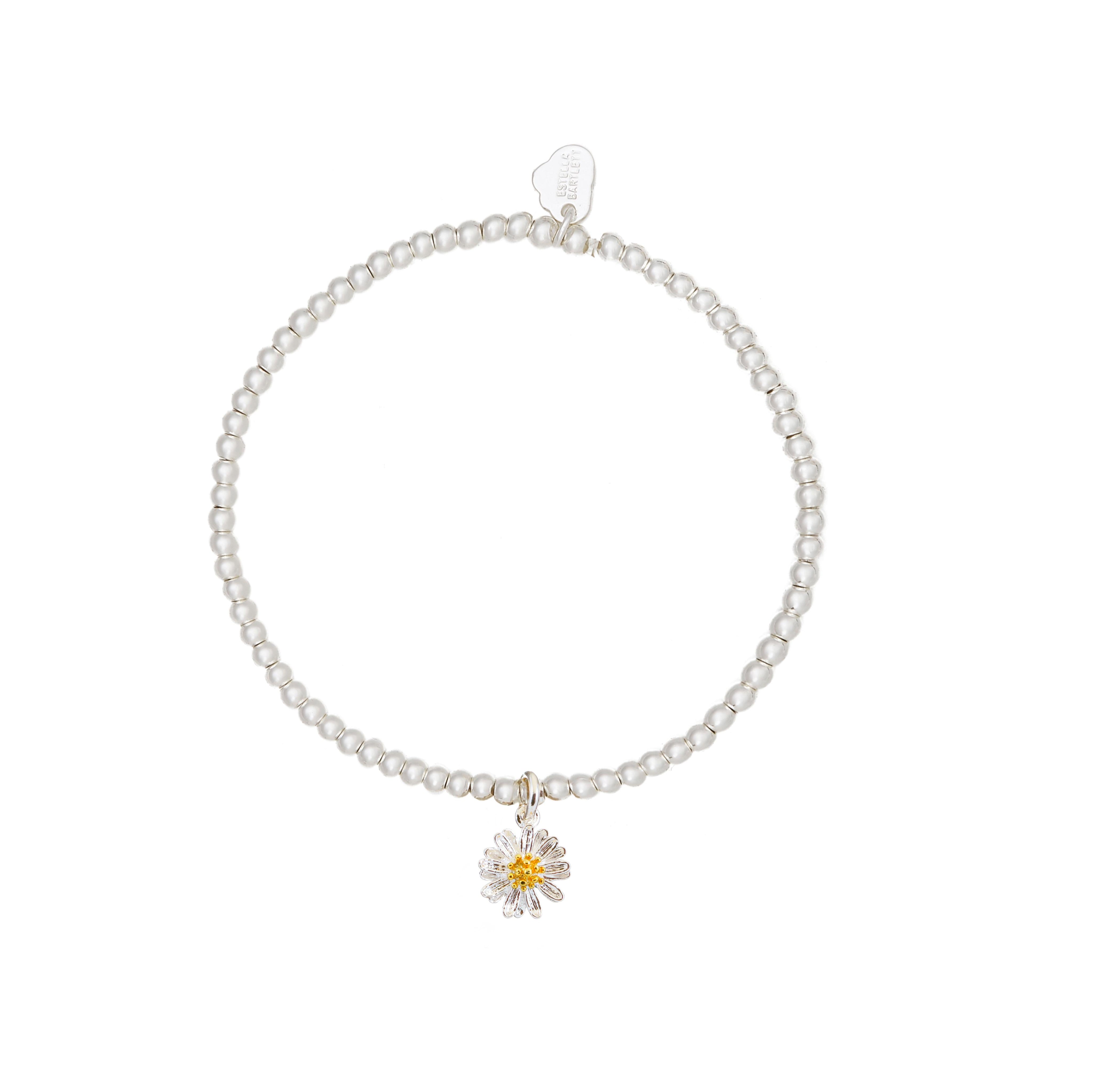Estella Bartlett Wildflowers Sienna Bracelet in Silver