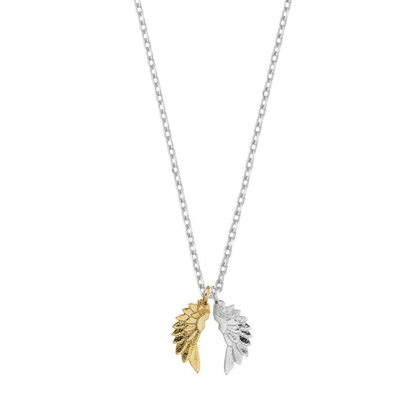 Estella Bartlett Wing Necklace Silver plated