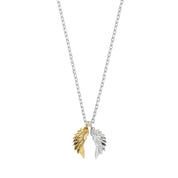 Estella Bartlett Wing Necklace Silver plated