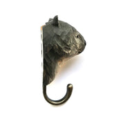 Wooden Carved Hook- Wombat