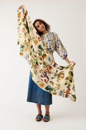 Wool Scarf- Watercolour Collage