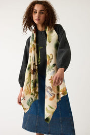 Wool Scarf- Watercolour Collage