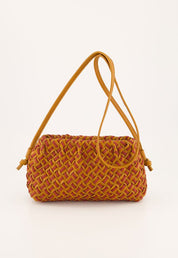 Woven Clutch- Ochre