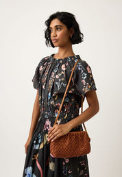 Woven Clutch- Ochre