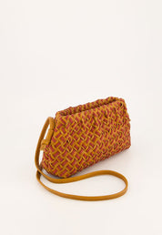 Woven Clutch- Ochre