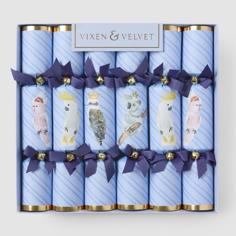 Aussie Flora & Fauna Christmas Crackers Set of 6