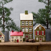 Alsace Tealight Grande Chalet Christmas Green