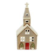 Alsace Tealight Church Christmas Stone