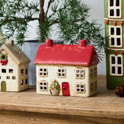 Alsace Tealight Cottage Christmas Stone