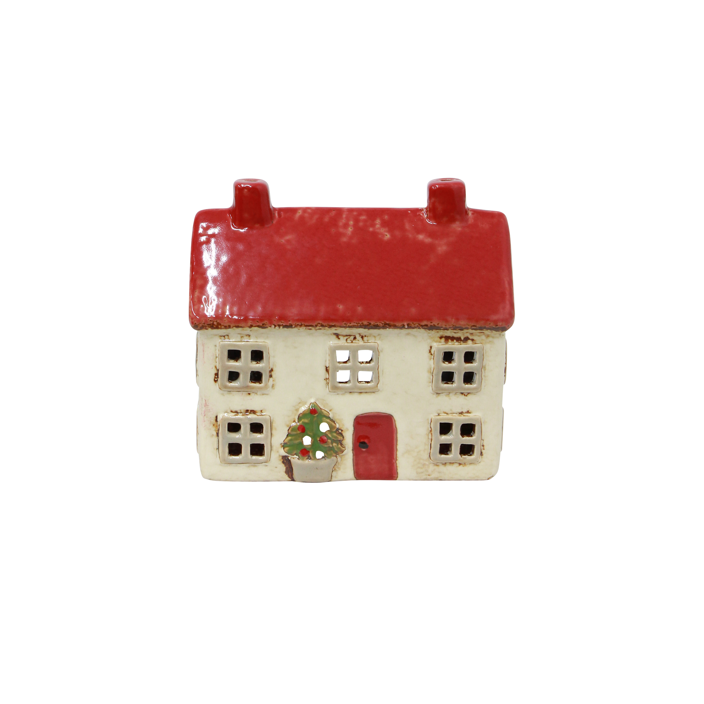 French Country Alsace Tealight Cottage Christmas Stone