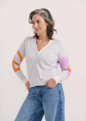 Zaket & Plover Peace Cardigan in Icicle