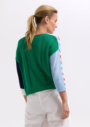 Thread Detail Cardi- Blue