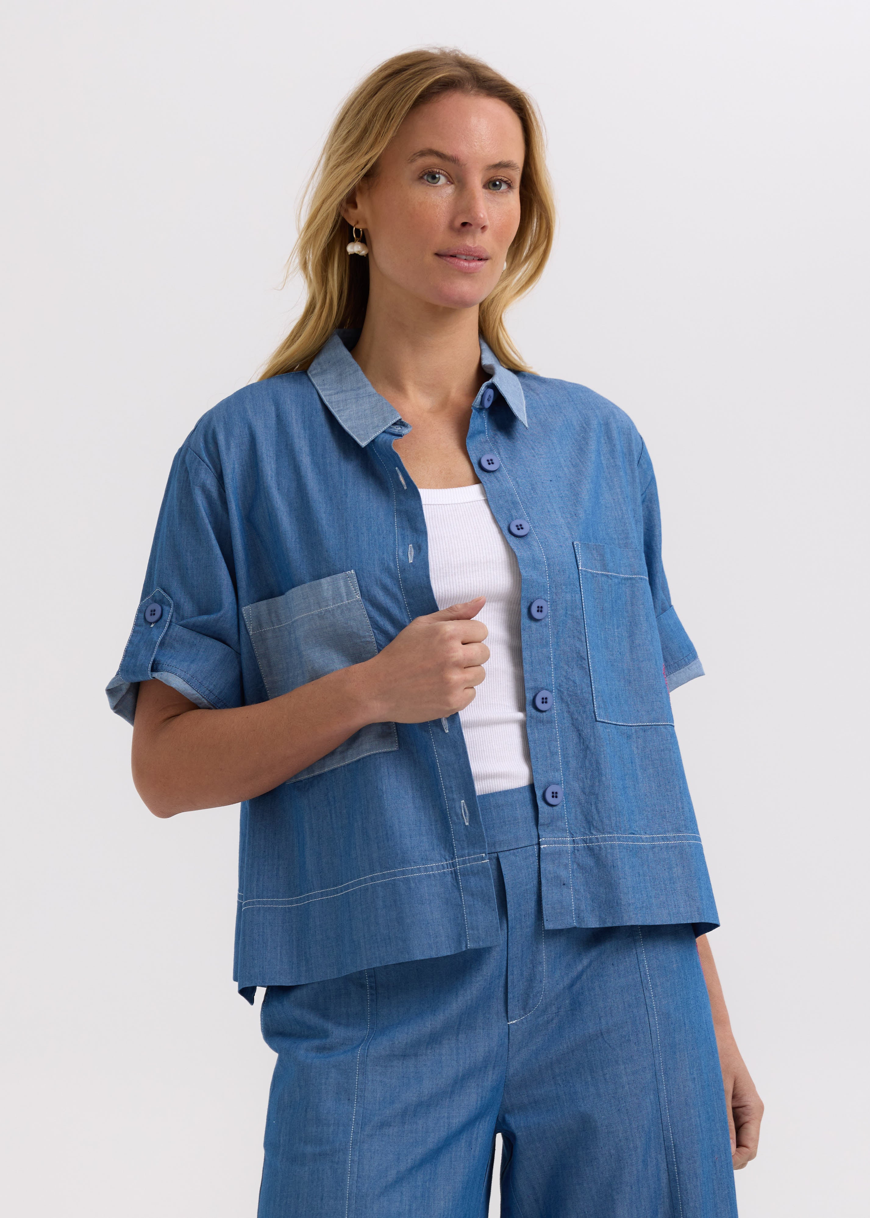 Washed Denim Shirt