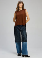 Essential Vest- Chestnut