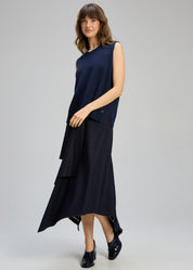 Essential Vest- Dark Denim