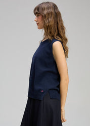 Essential Vest- Dark Denim