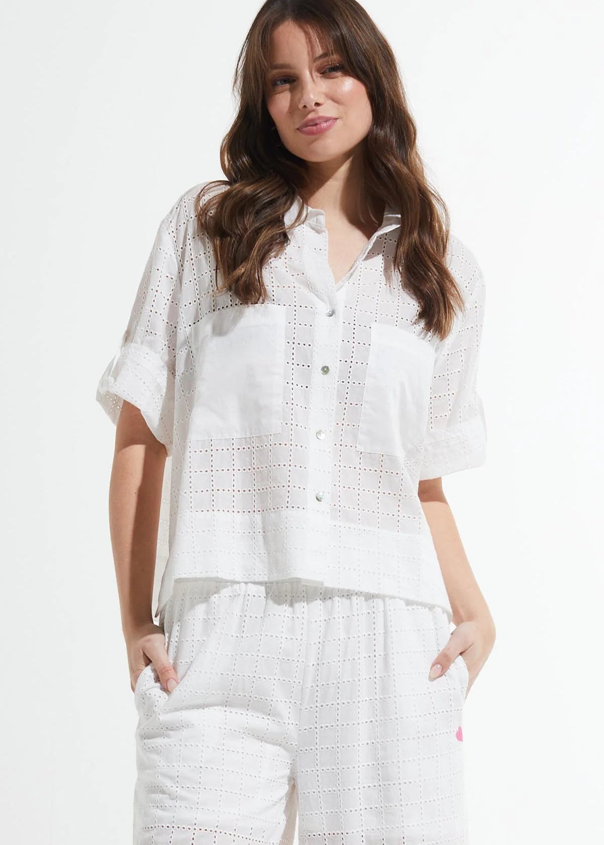 Zaket & Plover In Your Dreams White Cotton Shirt