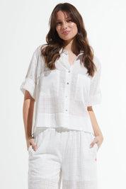Zaket & Plover In Your Dreams White Cotton Shirt