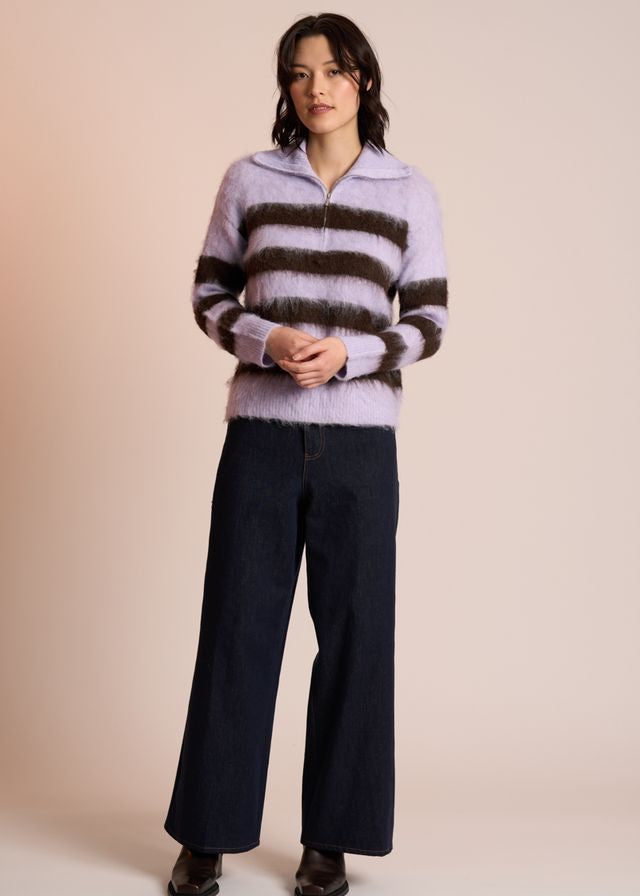 Neris The Zip Jumper- Iris & Cacao