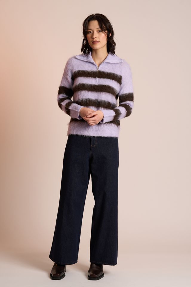 Neris The Zip Jumper- Iris & Cacao