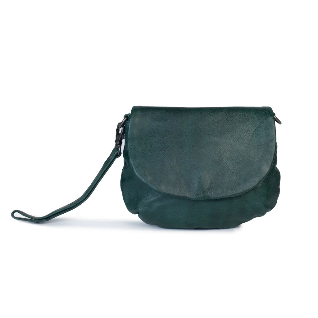 Clutch in Forest Green
