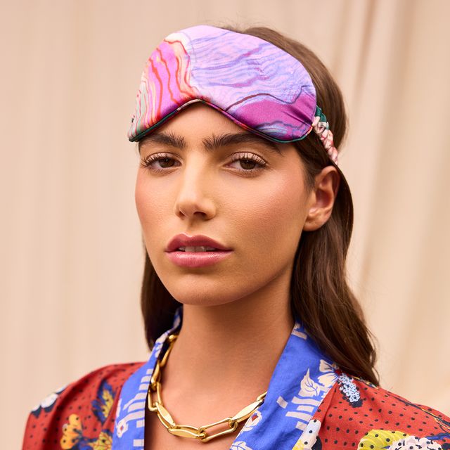 Zoi Silk Eye Mask- Verdant