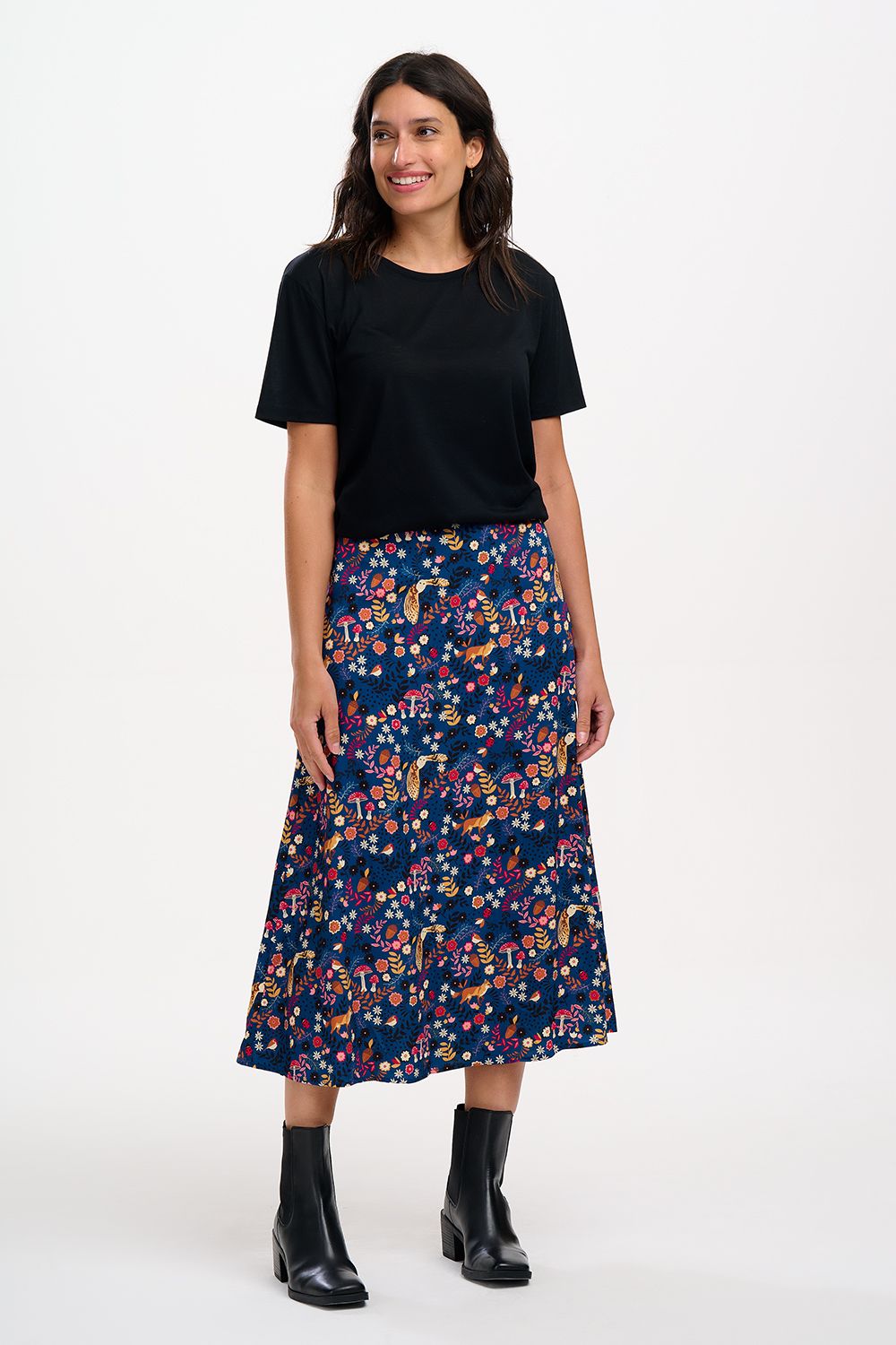 Zora Skirt- Midnight Woodland