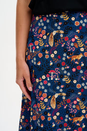 Zora Skirt- Midnight Woodland
