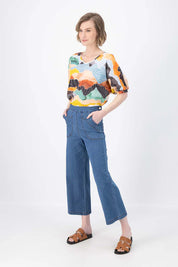Peggy Ligera Pants- Light Wash