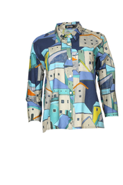 Pueblito Shirt- Blue
