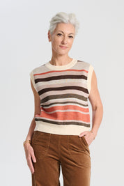 Olga de Polga Colorado Earth Vest in Brown
