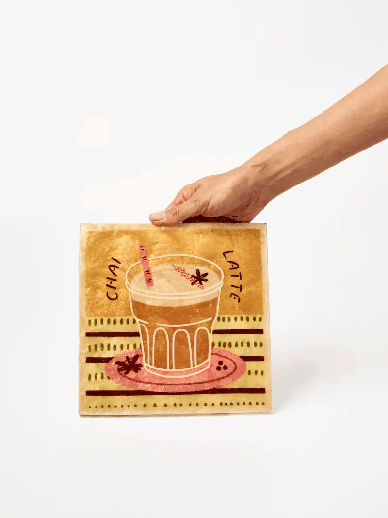 Jones & Co Barista Wall Art- Chai Latte