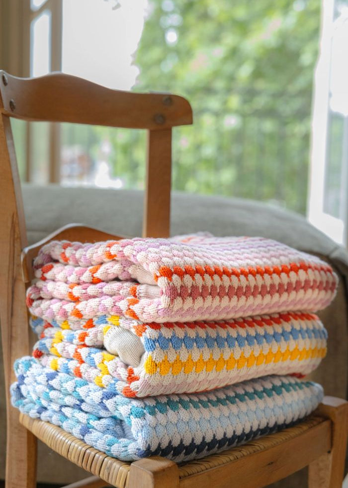 Nana Huchy Confetti Stripe Baby Blankets