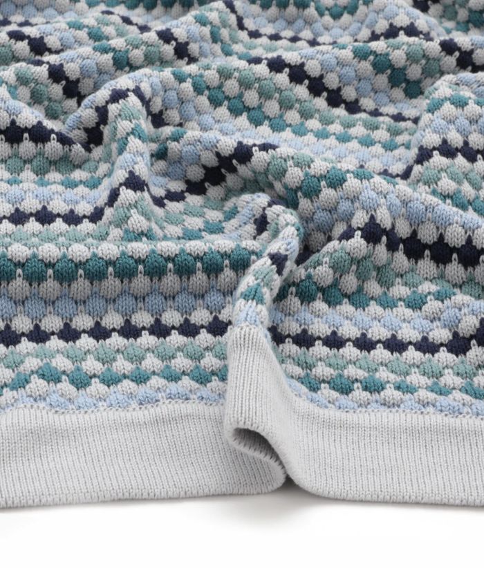 Confetti Stripe Baby Blanket