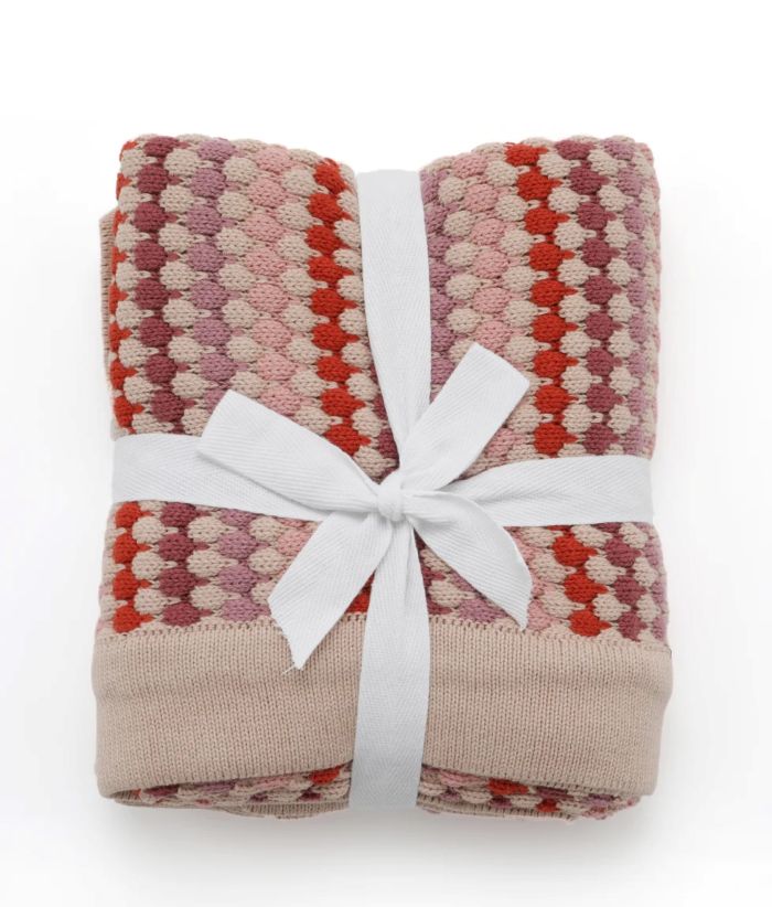 Confetti Stripe Baby Blanket