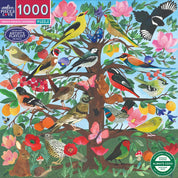 eeBoo 1000 Pce Puzzle French Medieval Song Birds