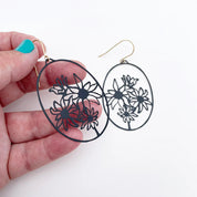 Flannel Flower Earrings