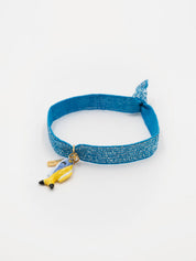 Nach Blue Fusilier Fish Porcelain Twistband Bracelet