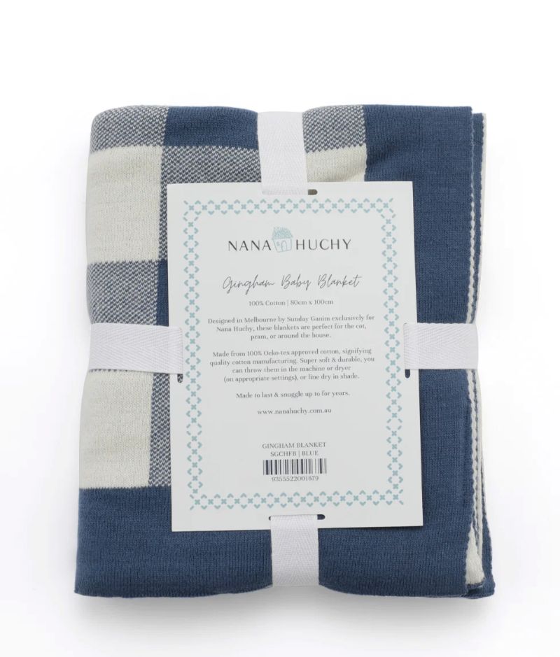 Gingham Baby Blanket