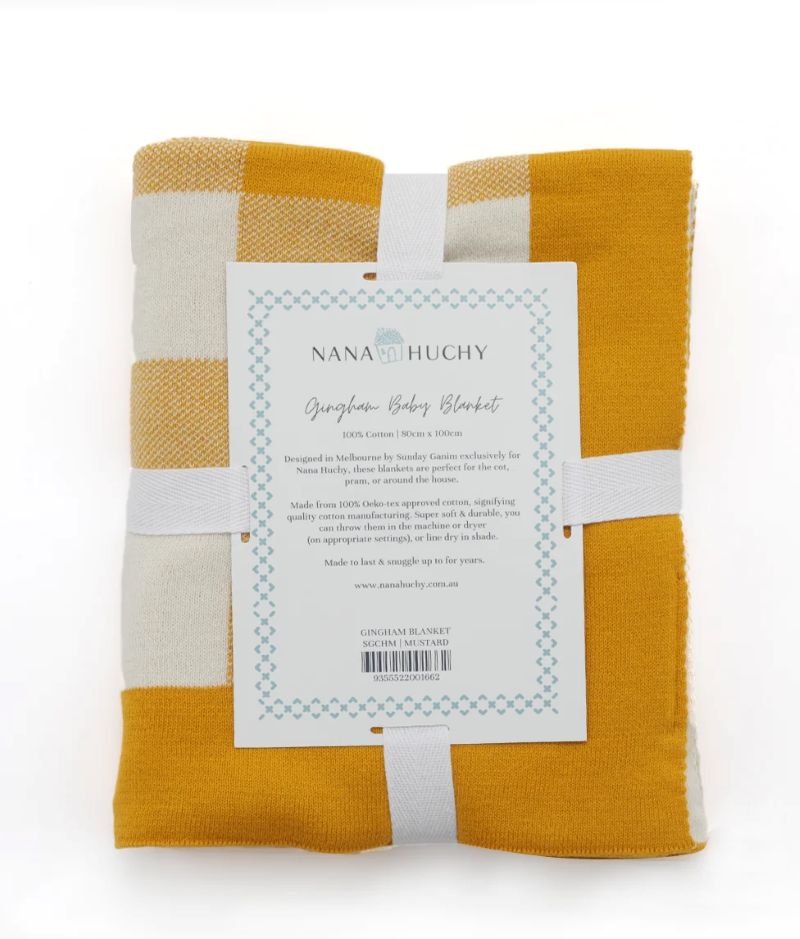 Gingham Baby Blanket