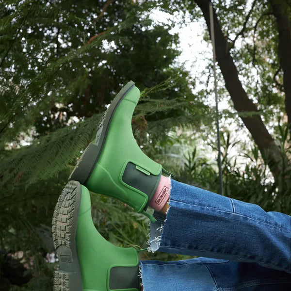 Bobbi Boots- Grasshopper Green