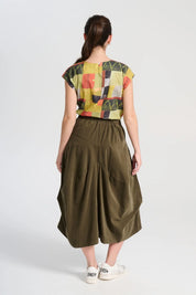 Milwaukee Marlowe Cord Skirt- Olive