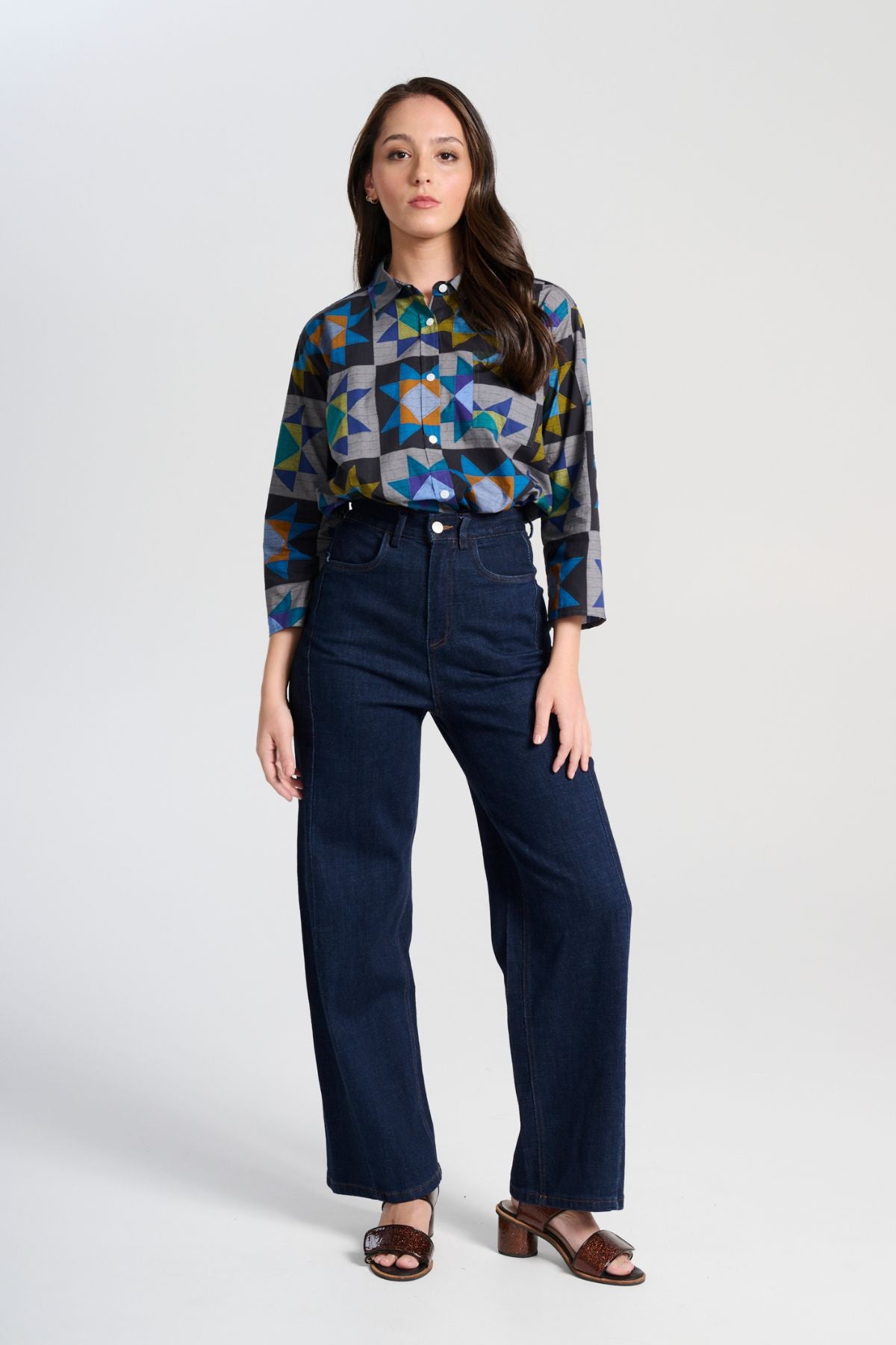 Olga de Polga Santana Jeans in Indigo Wash