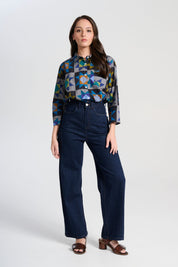 Olga de Polga Santana Jeans in Indigo Wash