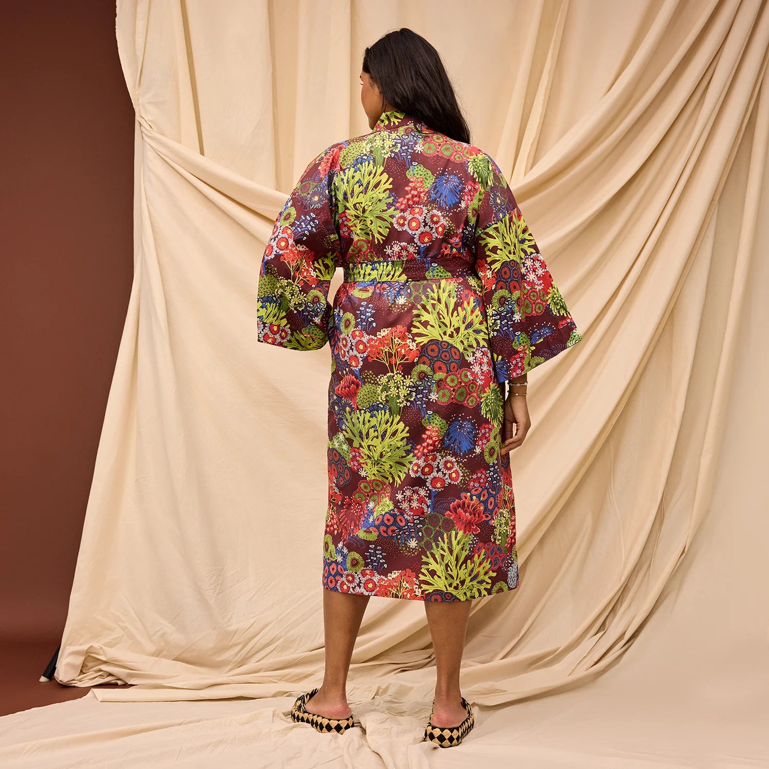 Cora Bath Robe- Garnet