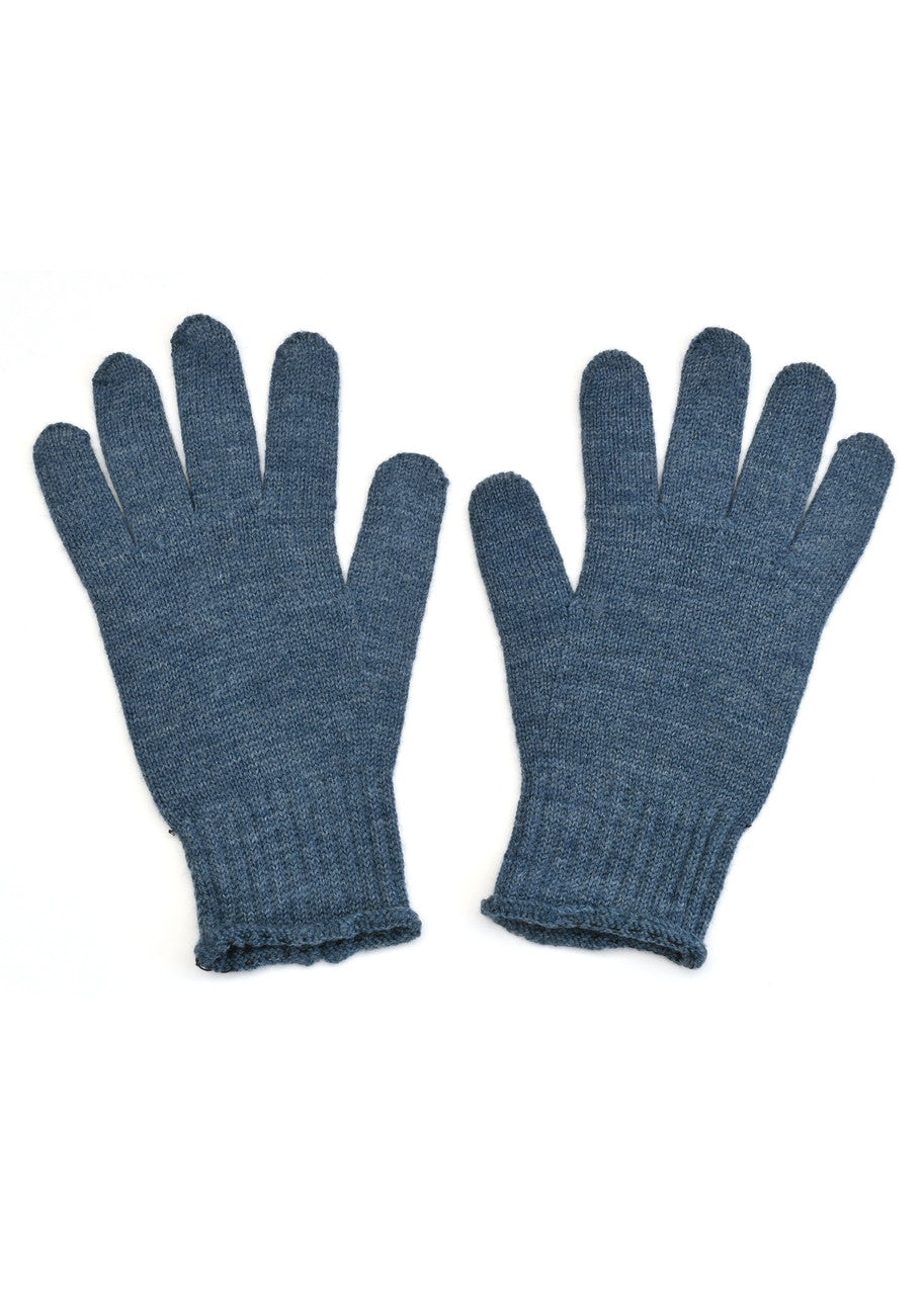 Uimi Jasmine Merino Wool Gloves in Bluebell