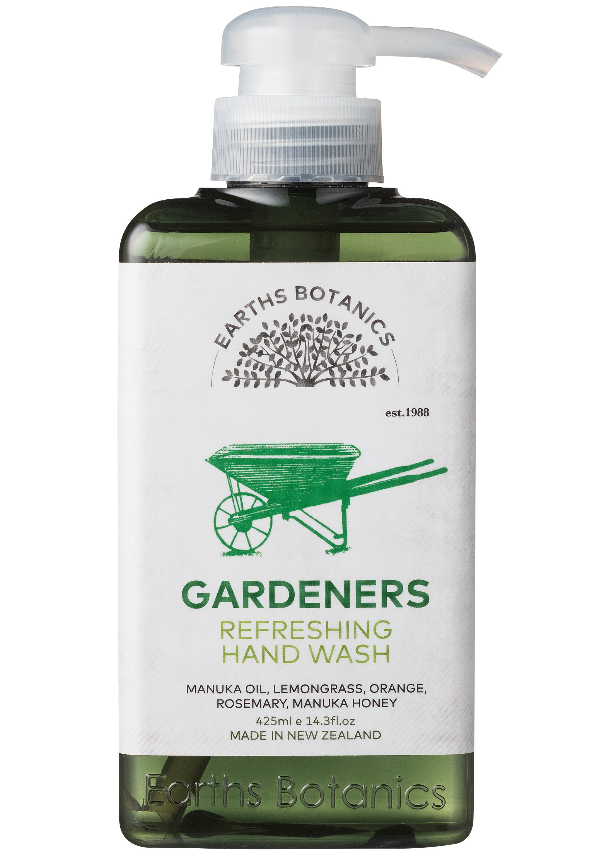Earth Botanics Gardeners Refreshing Hand Wash Pump 425ml
