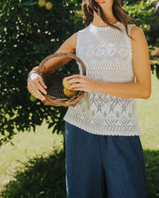 Edie Linen Pants- Indigo