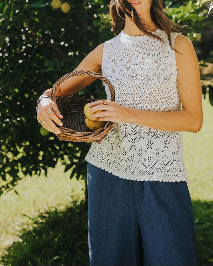 Edie Linen Pants- Indigo