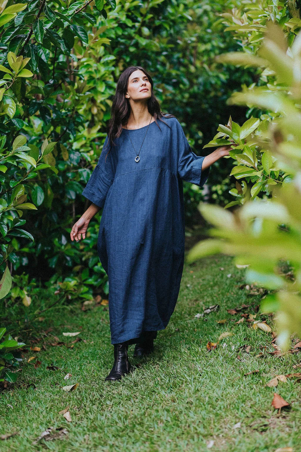 Noa Oversized Dress- Indigo